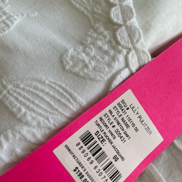 Lilly Pulitzer White Shift Dress. NWT - Picture 5 of 5